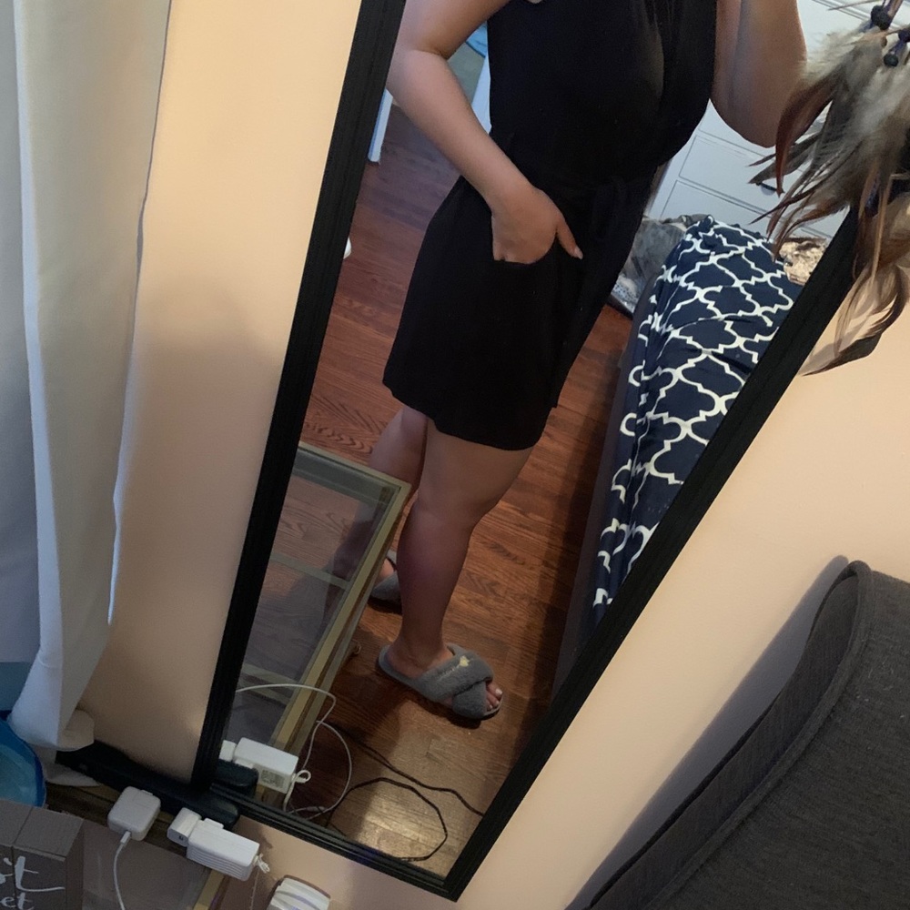Black comfy romper